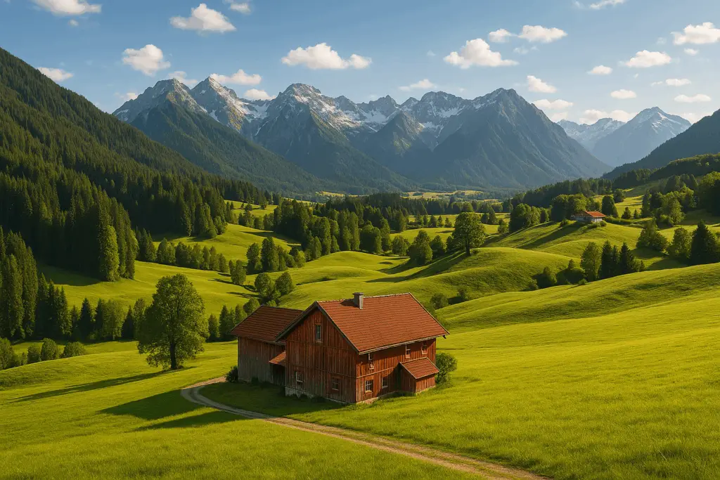 Mit dem Fahrrad im Allgäu