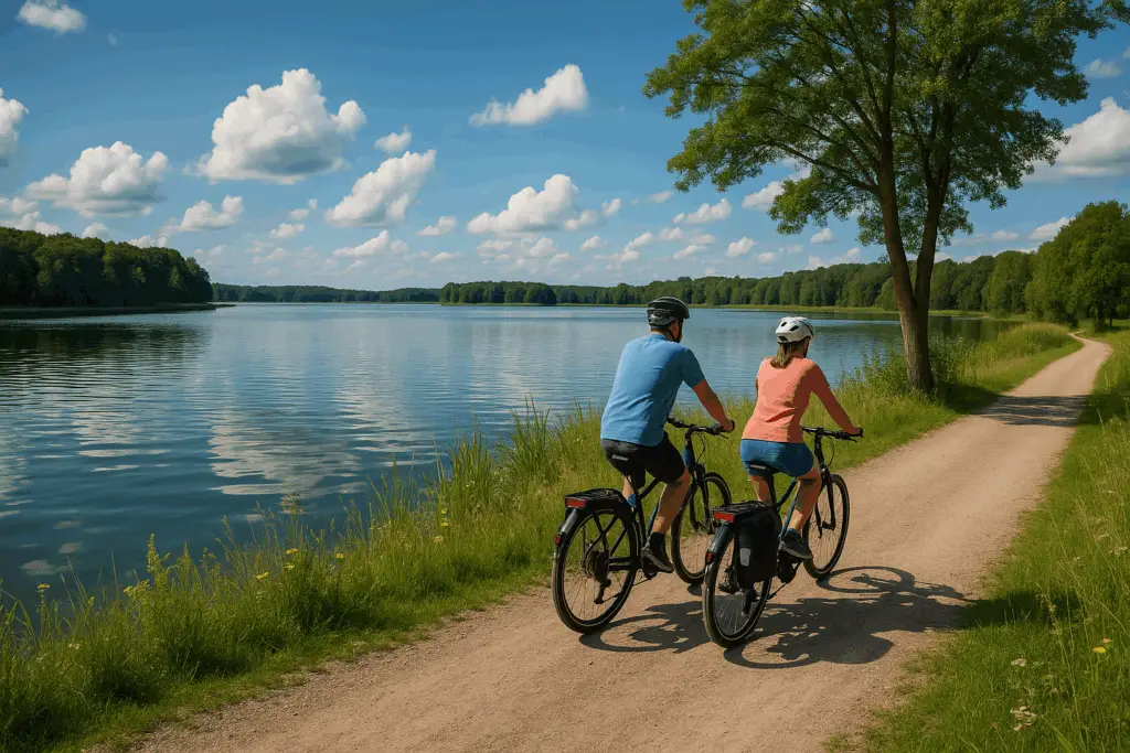 Mit dem Fahrrad an der Mecklenburgischen Seenplatte